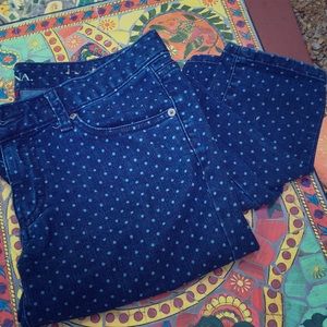 Merona polka dot jeans